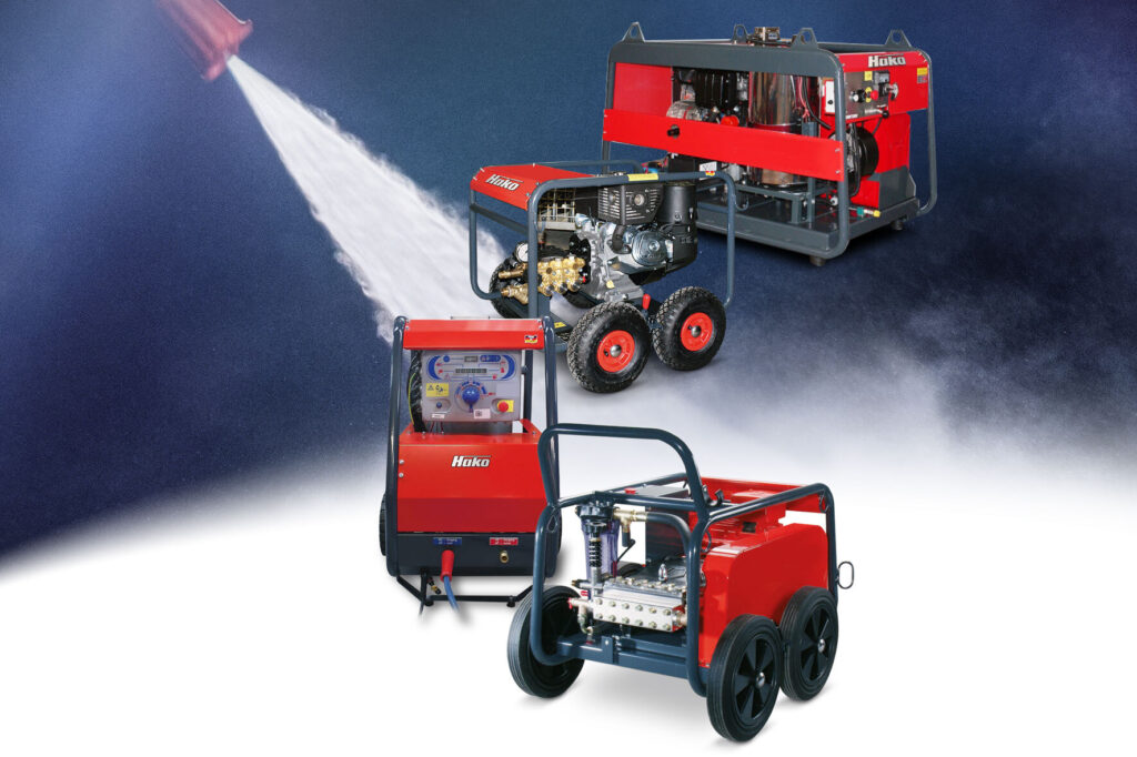 Aparate de curățat cu jet de apă în diverse variante